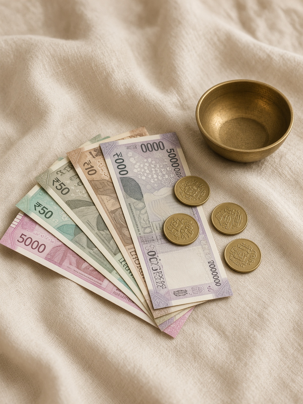Indian rupee notes